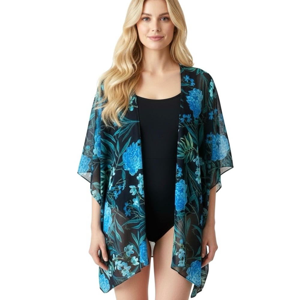 Tropical Floral Swimsuit Cover-up Size XL-4X